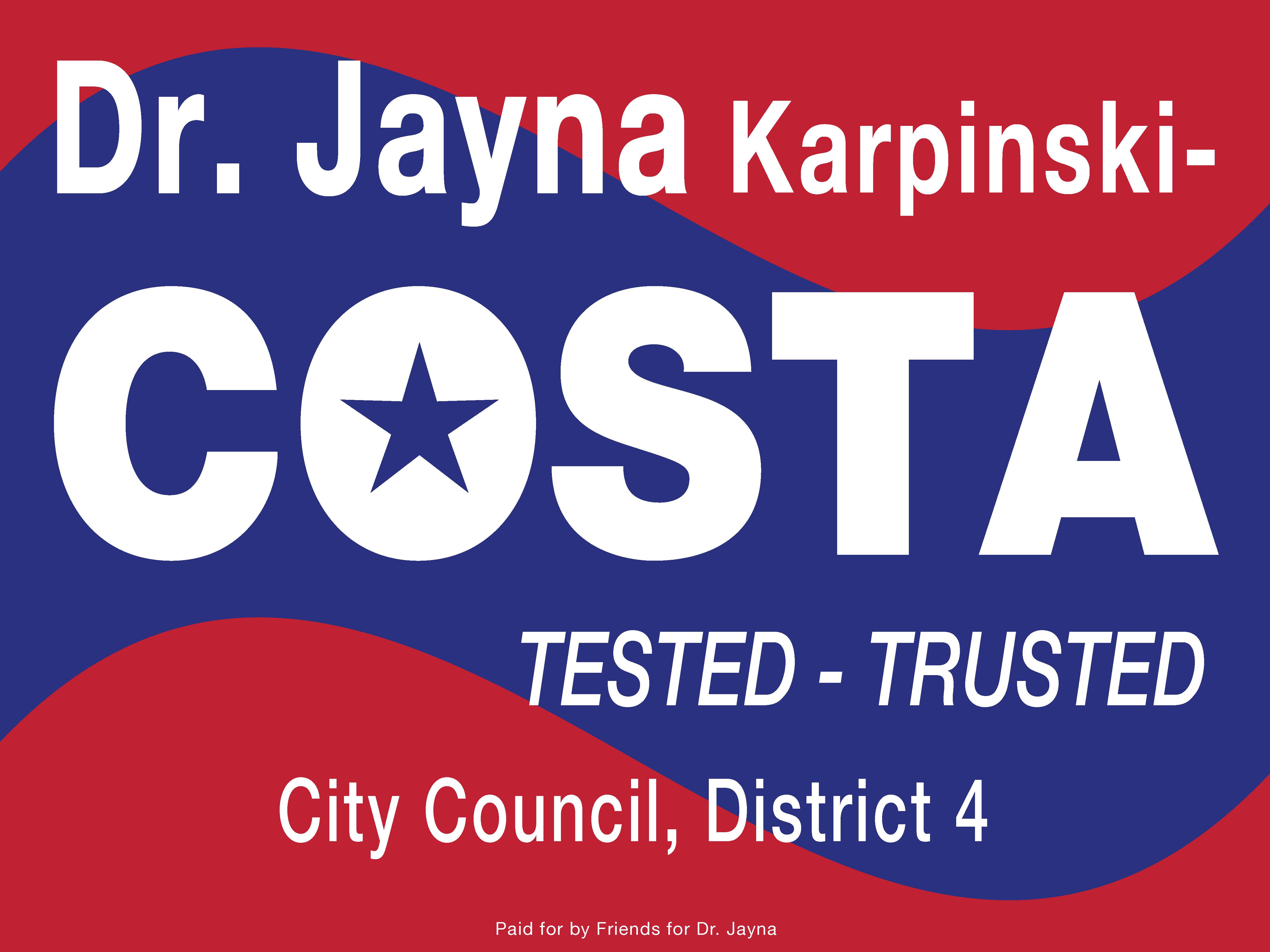 Elect Dr. Jayna